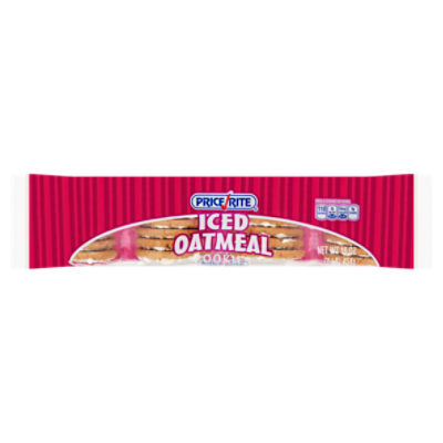 Price Rite Iced Oatmeal Cookies, 16 oz