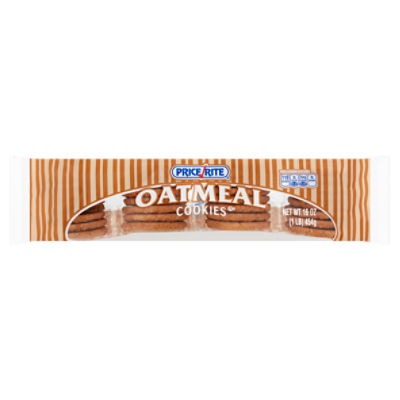 Price Rite Oatmeal Cookies, 16 oz