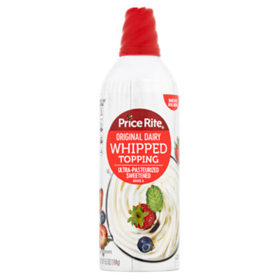 Price Rite Original Dairy Whipped Topping, 6.5 oz