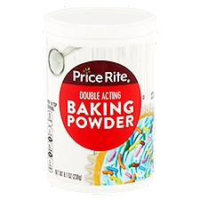 Price Rite Double Acting Baking Powder, 8.1 oz