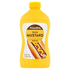 Price Rite Mustard, Yellow, 20 Ounce