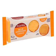Price Rite Cheese, Mild Cheddar, 8 Ounce