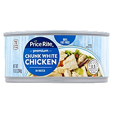 Price Rite White Chicken, Premium Chunk in Water, 10 Ounce
