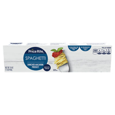 Price Rite Enriched Macaroni Product Spaghetti, 16 oz