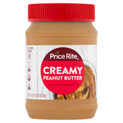 Price Rite Creamy Peanut Butter, 16.3 oz