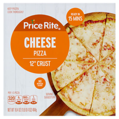 Price Rite 12" Crust Cheese Pizza, 16.4 oz