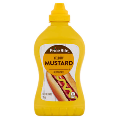 Price Rite Gluten Free Yellow Mustard, 14 oz
