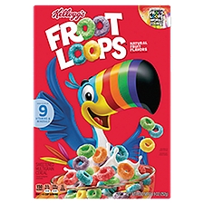 Kellogg's Froot Loops Original Breakfast Cereal, 8.9 oz