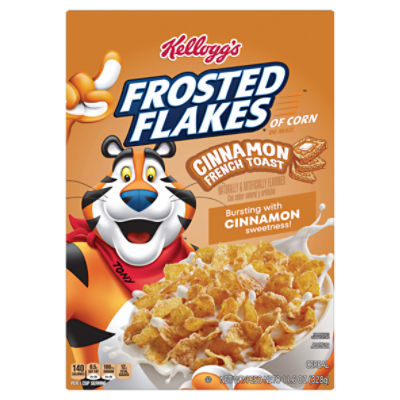 Kellogg's Frosted Flakes Cinnamon French Toast Breakfast Cereal, 11.6 oz