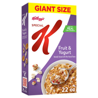 Kellogg's Special K Fruit and Yogurt Breakfast Cereal, Family Breakfast, 22 oz Box