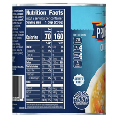  Progresso Traditional, Chicken Rice with Vegetables Canned Soup,  19 oz. (Pack of 12) : Packaged Vegetable Soups : Grocery & Gourmet Food