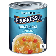 Progresso Traditional Chicken Rice with Vegetables Soup, 19 oz