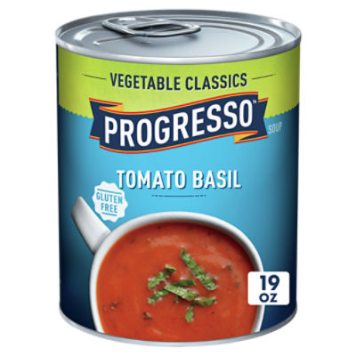 Progresso Vegetable Classics Tomato Basil Soup, 19 oz