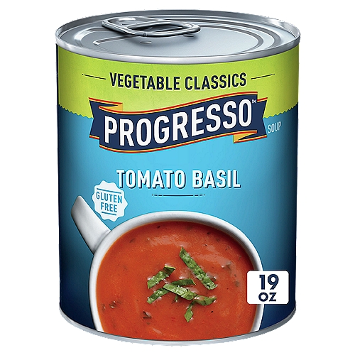 Progresso Vegetable Classics Tomato Basil Soup, 19 oz