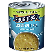 Progresso Vegetable Classics Green Split Pea Flavored with Bacon, Soup, 19 Ounce