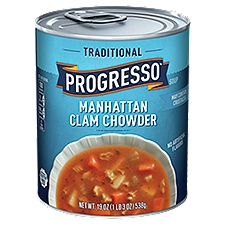 PROGRESSO Traditional Manhattan Clam Chowder Soup, 19 oz