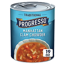 Progresso Traditional Manhattan Clam Chowder Soup, 19 oz, 19 Ounce
