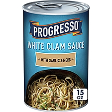 Progresso White Clam Sauce with Garlic & Herb, 15 oz, 15 Ounce
