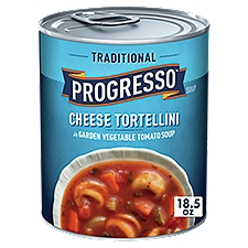 Progresso Traditional Cheese Tortellini in Garden Vegetable Tomato Soup, 18.5 oz