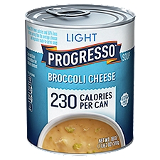 Progresso Light Broccoli Cheese Soup, 18 oz