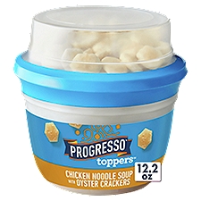 Progresso Toppers Chicken Noodle Soup with Oyster Crackers, 12.2 oz