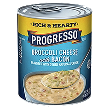 Progresso Broccoli Cheese with Bacon, Soup, 18 Ounce