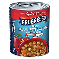Progresso Medium Spicy Italian-Style Wedding with Italian Sausage, Soup, 18 Ounce