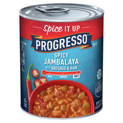 Progresso Hot Spicy Jambalaya with Sausage & Ham, Soup