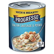 Progresso Rich & Hearty Italian Sausage & Potato Soup, 18.5 oz
