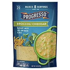 Progresso Broccoli Cheddar Soup Mix Family Size, 8 oz