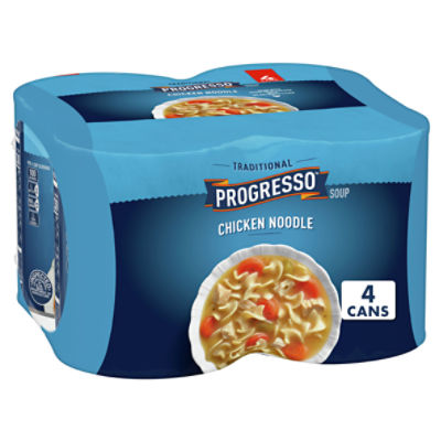 Progresso Chicken Noddle Soup, 19 oz, 4 count