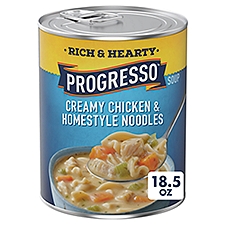 Progresso Creamy Chicken & Homestyle Noodles Soup, 18.5 oz, 18.5 Ounce