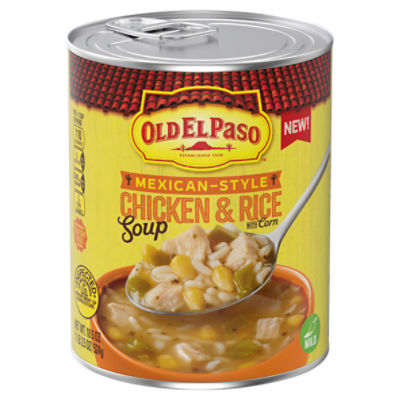 Old El Paso Mexican-Style Mild Chicken & Rice with Corn Soup, 18.5 oz, 18.5 Ounce