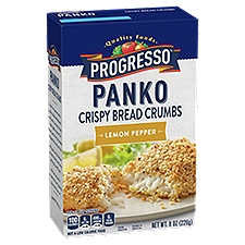 Progresso Panko Lemon Pepper Crispy, Bread Crumbs, 8 Ounce