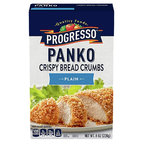 Progresso Plain Panko Crispy Bread Crumbs, 8 oz
