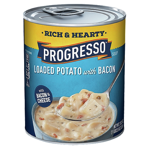 Progresso Rich & Hearty Loaded Potato with Bacon Soup, 18.5 oz
