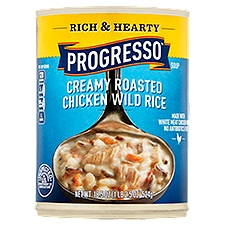 Progresso Creamy Roasted Chicken Wild Rice Soup, 18.5 oz