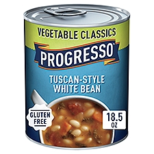 Progresso Vegetable Classics Tuscan-Style White Bean Soup, 18.5 oz