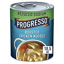Progresso Reduced Sodium Roasted Chicken Noodle Soup, 18.5 oz