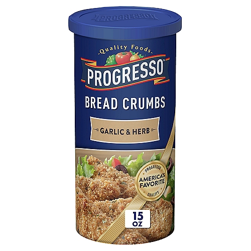 Progresso Garlic & Herb Bread Crumbs, 15 oz