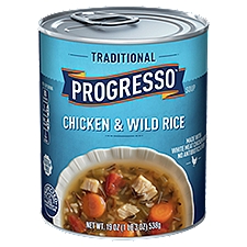 Progresso Traditional Chicken & Wild Rice, Soup, 19 Ounce