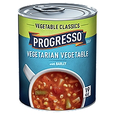 Progresso Vegetable Classics Vegetarian Vegetable with Barley Soup, 19 oz, 19 Ounce