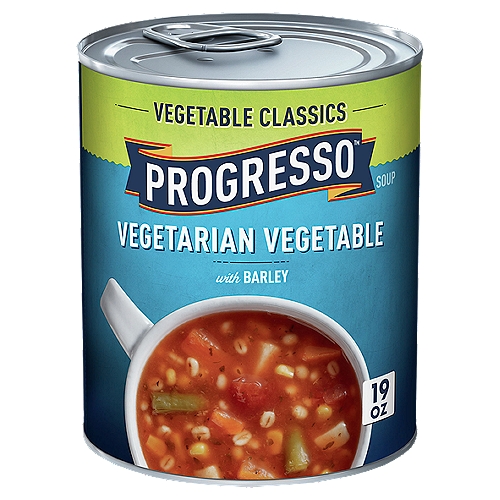 Progresso Vegetable Classics Vegetarian Vegetable with Barley Soup, 19 oz