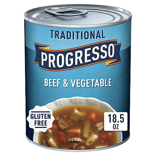 Progresso Traditional Beef & Vegetable Soup, 18.5 oz