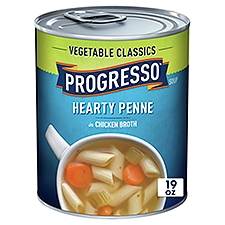 Progresso Vegetable Classics Hearty Penne in Chicken Broth Soup, 19 oz, 19 Ounce