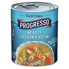 Progresso Traditional Hearty Chicken & Rotini Soup, 19 Ounce