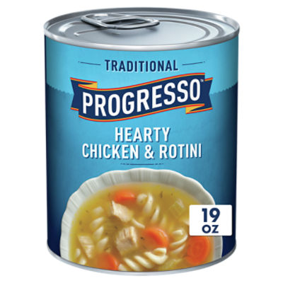 Progresso Traditional Hearty Chicken & Rotini Soup, 19 oz