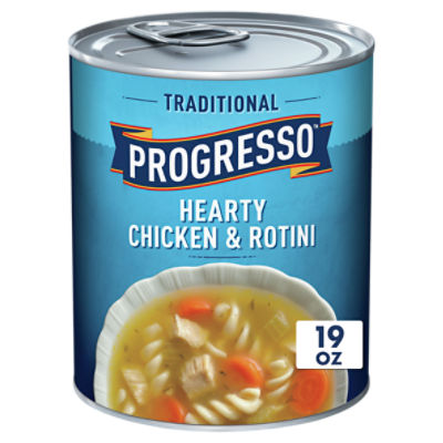 Progresso Traditional Hearty Chicken & Rotini Soup, 19 oz