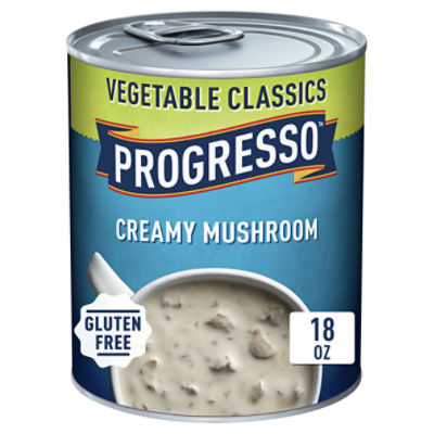 Progresso Vegetable Classics Creamy Mushroom Soup, 18 oz