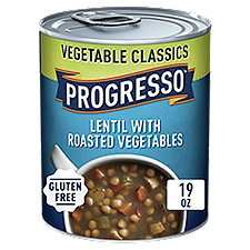 Progresso Vegetable Classics Lentil with Roasted Vegetables Soup, 19 oz, 19 Ounce